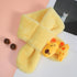 Children's Plush Scarf With Zoo Animal Decal